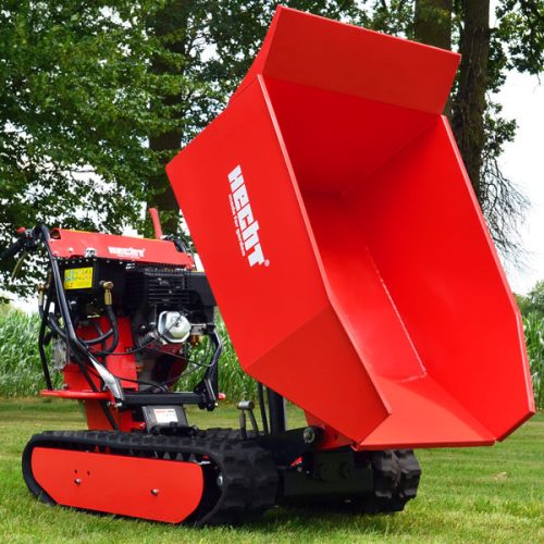 Benzinmotoros Szállítógép, Dömper, hernyótalppal, 500kg, 270cm3, 9 LE, HECHT 2950 