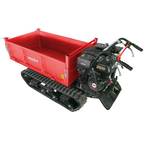 Benzinmotoros Szállító, önjáró, hernyótalpas, hidraulikus emelővel, 800 kg, 420 cm3, HECHT2980