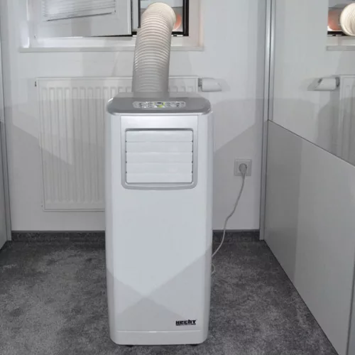 Mobil Légkondícionáló, Mobil Klíma (párátlanító funkcióval) 1000 W, HECHT 3909