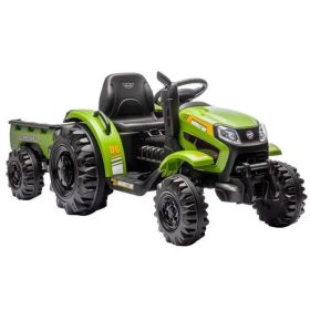   Akkumulátoros Gyerek Traktor vonószerkezettel, 3-8 éves gyerekek számára