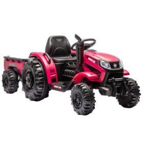   Akkumulátoros Gyerek Traktor vonószerkezettel, 3-8 éves gyerekek számára