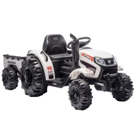   Akkumulátoros Gyerek Traktor vonószerkezettel, 3-8 éves gyerekek számára