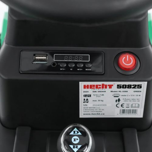 HECHT 50825 GREEN Akkumulátoros Gyerek Traktor