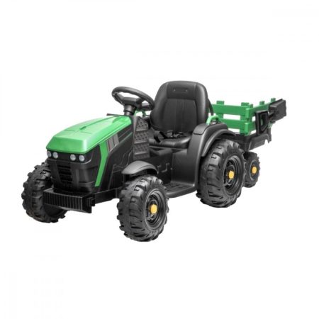 HECHT 50925 GREEN Akkumulátoros kisautó traktor gyerekeknek, 12V, 10Ah, 3-8 éves korig,