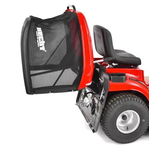 Hecht 5186 Kerti Fűnyíró Traktor, 452cm3/12,4LE, fűgyűjtős, vágás szélesség: 86cm, BEÜZEMELVE SZÁLLÍTJUK!