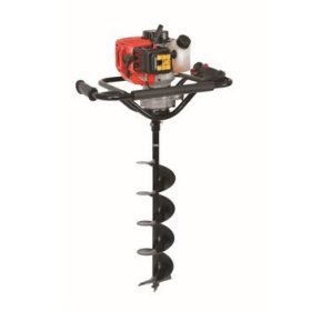   Hecht 52 benzinmotoros földfúró/talajfúró,  52cm3 / 2,4LE. 730mm/150mm-es fúrószárral