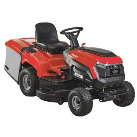   Benzinmotoros Hecht 5286 Kerti Fűnyíró Traktor, Gyűjtőkosaras, Loncin motorral, 352 cm3, 7,2 LE vágás szélesség: 86 cm BEÜZEMELVE SZÁLLÍTJUK!