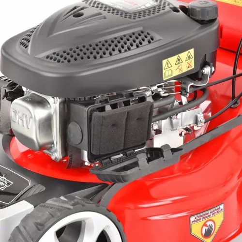 Benzinmotoros Önjáró Fűnyíró, e-indítással, 99cm3/3,5LE HECHT 543 SWE 5in1