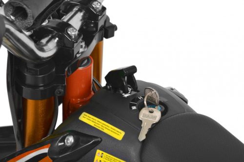 Elektromos, Akkumulátoros Terep-cross Motor Gyerekeknek HECHT 54500, narancs-fekete,+ajándék 80000Ft értékű****wellness utalvány