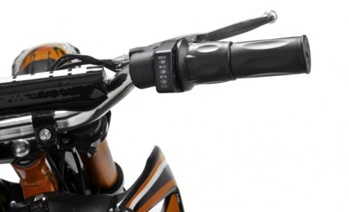 Elektromos, Akkumulátoros Terep-cross Motor Gyerekeknek HECHT 54500, narancs-fekete,+ajándék 80000Ft értékű****wellness utalvány