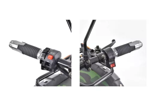 Akkumulátoros QUAD, 2200 W, HECHT 59399 ARMY –  Beüzemelve szállítjuk! Közúti használatra is alkalmas (hatósági vizsgáztatás után!)