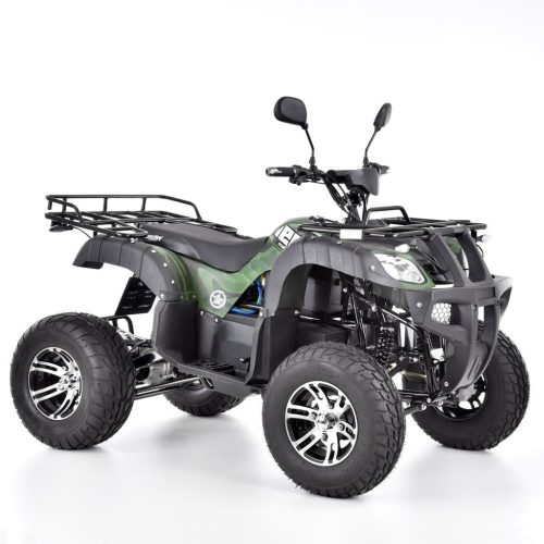 Akkumulátoros QUAD, 2200 W, HECHT 59399 ARMY, közúton is használható, beüzemelve szállítjuk, OUTLET termék!