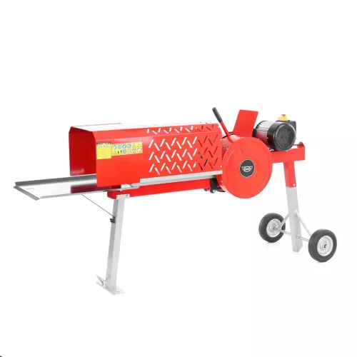 HECHT 6910 Kinetikus Rönkhasító, 10T, vízszintes, 230V, 1800W, max.52cm rönk hossz., fogasléces (nem hidraulikus) gyorshasítás,+ajándék 120 000Ft értékű****wellness utalvány