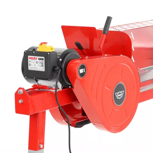 HECHT 6910 Kinetikus Rönkhasító, 10T, vízszintes, 230V, 1800W, max.52cm rönk hossz., fogasléces (nem hidraulikus) gyorshasítás,+ajándék 120 000Ft értékű****wellness utalvány
