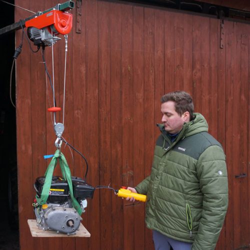 Elektromos drótköteles emelő, csörlő, 500 kg, HECHT 8450, 800W, +ajándék 80000Ft értékű****wellness utalvány