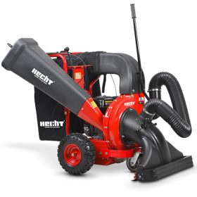   Benzinmotoros Önjáró Lombszívó, Ágaprító 196cm3/6,5 LE  HECHT 8574 PROFI
