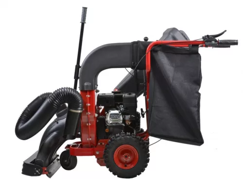 Benzinmotoros Önjáró Lombszívó, Ágaprító 196cm3/6,5 LE  HECHT 8574 PROFI