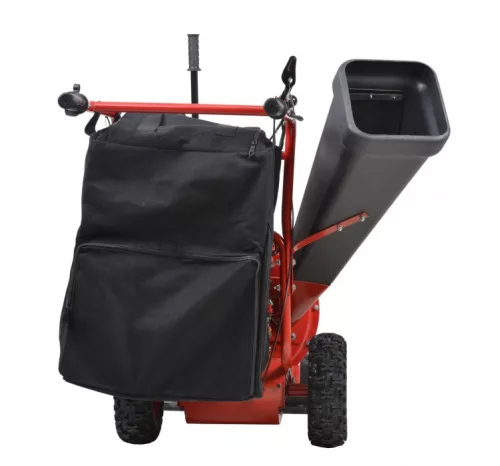 Benzinmotoros Önjáró Lombszívó, Ágaprító 196cm3/6,5 LE  HECHT 8574 PROFI