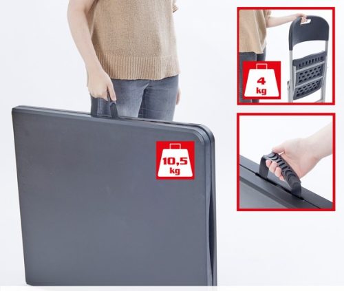 Osszecsukható kerti asztal, kemping asztal, 180 x 74 cm, HECHT FOLDIS TABLE