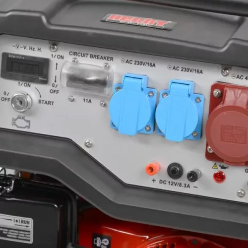Benzinmotoros Áramfejlesztő, HECHT GG 10000, 8500W, 10.8A, 3 fázisú, 459cm3, AVR fesz.szabályzó, 