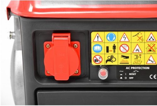 HECHT GG 950 Benzinmotoros Áramfejlesztő, Aggregátor 720W , kétütemű: 63cm3/2LE, 