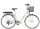 Elektromos Kerékpár HECHT PRIME White, 26"-os, aluminium váz, tárcsa fék, Shimano váltó, 36V/10,4Ah, + 40.000 Ft értékű wellness utalvány 