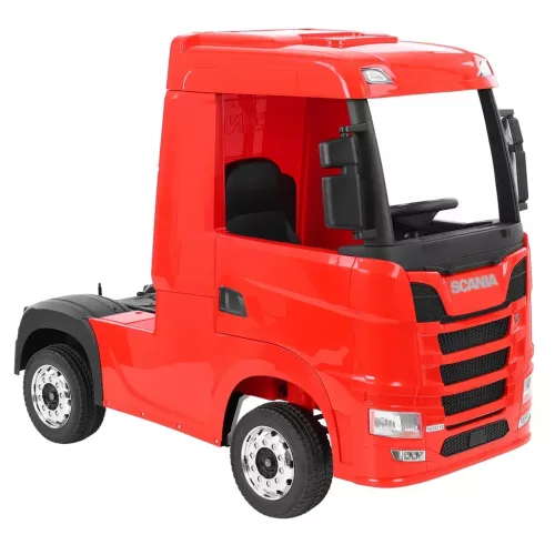 Elektromos, Akkumulátoros Gyermek Teherautó SCANIA Piros