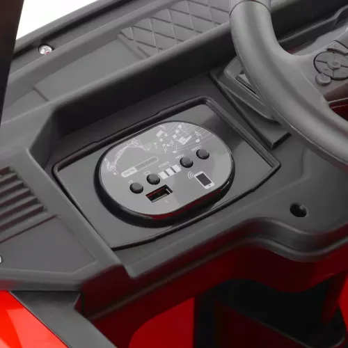 Elektromos, Akkumulátoros Gyermek Teherautó SCANIA Piros