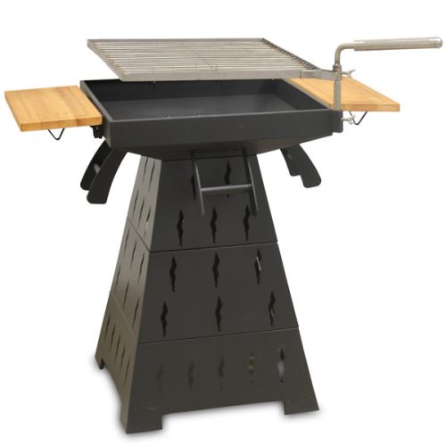 Faszenes Kerti Grillsütő/Tűzrakó 3in1, HECHT VESUV