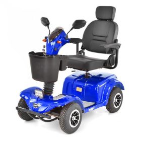   HECHT WISE BLUE Elektromos/Akkumulátoros Robogó, Négykerekű Moped, kék, 500W