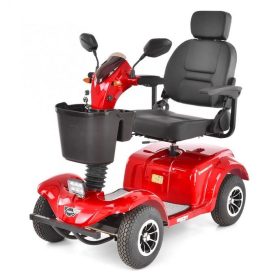   Hecht Wise Red Elektromos/Akkumulátoros Robogó, Négykerekű Moped, piros, 500W