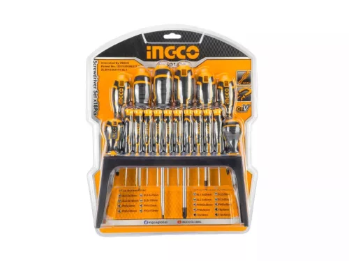 INGCO Mágneses Csavarhúzó Készlet 18 Db-os
