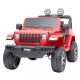 Elektromos, Akkumulátoros Kisautó Gyerekeknek, Terepjáró JEEP WRANGLER RUBICON - Red