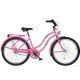 26"CRUISER túra női kerékpár, rózsaszín, KOLIKEN