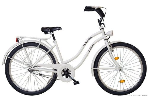 26"CRUISER túra női kerékpár, fehér, KOLIKEN