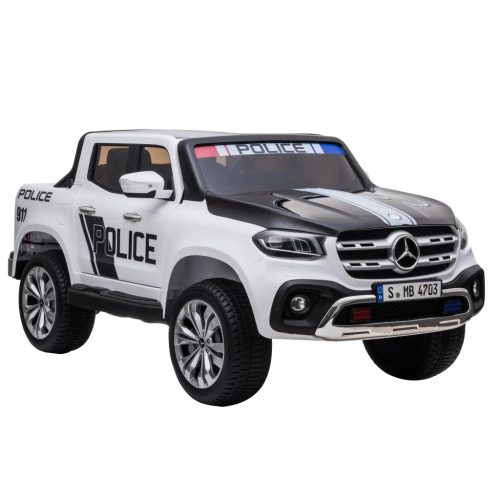 Elektromos, Akkumulátoros Kisautó Gyerekeknek, MERCEDES-BENZ XMX606 POLICE