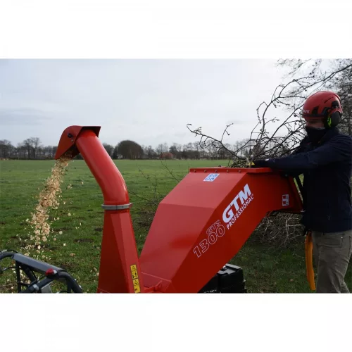 GTS 1300 RG - hernyótalpas önjáró benzinmotoros ágaprító, 420cm3, 15LE, +200.000 Ft értékű****wellness utalvány
