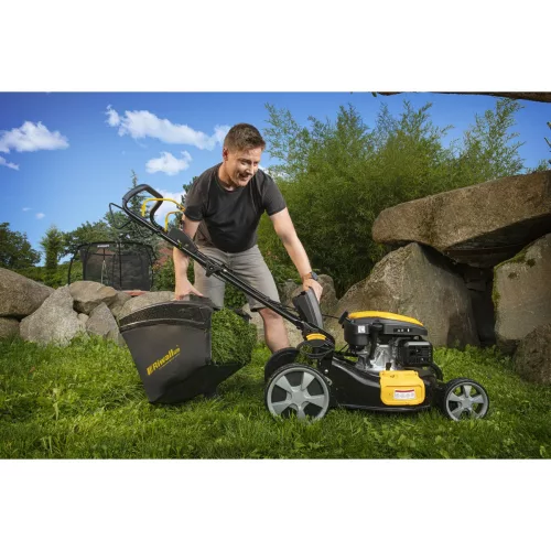 Riwall RPM 5155 V Pro multifunkciós önjáró fűnyíró 4 az 1-ben állítható sebességgel, 196cm3/5,4LE, +ajándék 80000Ft értékű****wellness utalvány