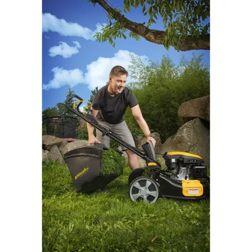 Riwall RPM 5155 V Pro multifunkciós önjáró fűnyíró 4 az 1-ben állítható sebességgel, 196cm3/5,4LE, +ajándék 80000Ft értékű****wellness utalvány