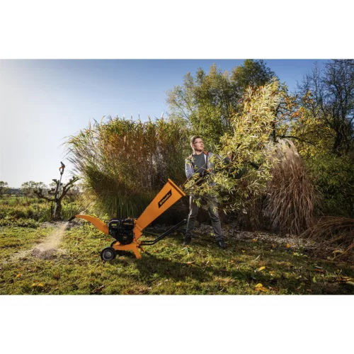 Riwall RPS 7058 b.motoros ágaprító-daráló, 212 cm3/5,8 LE, forgóhengeres ágbehúzás +ajándék 120.000Ft értékű ****wellness utalvány