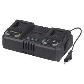 Riwall RAC 420 Twin 20V dupla akku gyorstöltő 2x4,5A