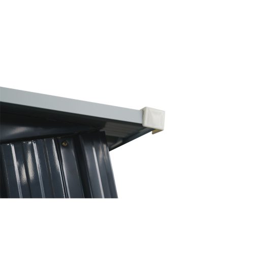 Kerti ház, Szerszámtároló, 238x301cm, acéllemez, Riwall RMSA 8x10 antracit +ajándék 120000Ft értékű****wellness utalvány