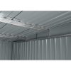 Kerti ház, Szerszámtároló, 2,4 x 2,8 m, acéllemez, Riwall RMSP 9x8 Anthracit LUX +ajándék 80000Ft értékű****wellness utalvány