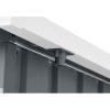 Kerti ház, Szerszámtároló, 2,4 x 2,8 m, acéllemez, Riwall RMSP 9x8 Anthracit LUX +ajándék 80000Ft értékű****wellness utalvány